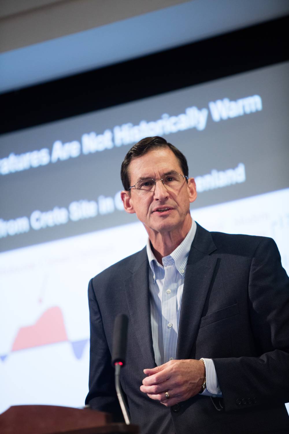 Image 1 of 30 Steve Goreham, author and Executive Director of the Climate Science Coalition of America, presents another view on climate change.